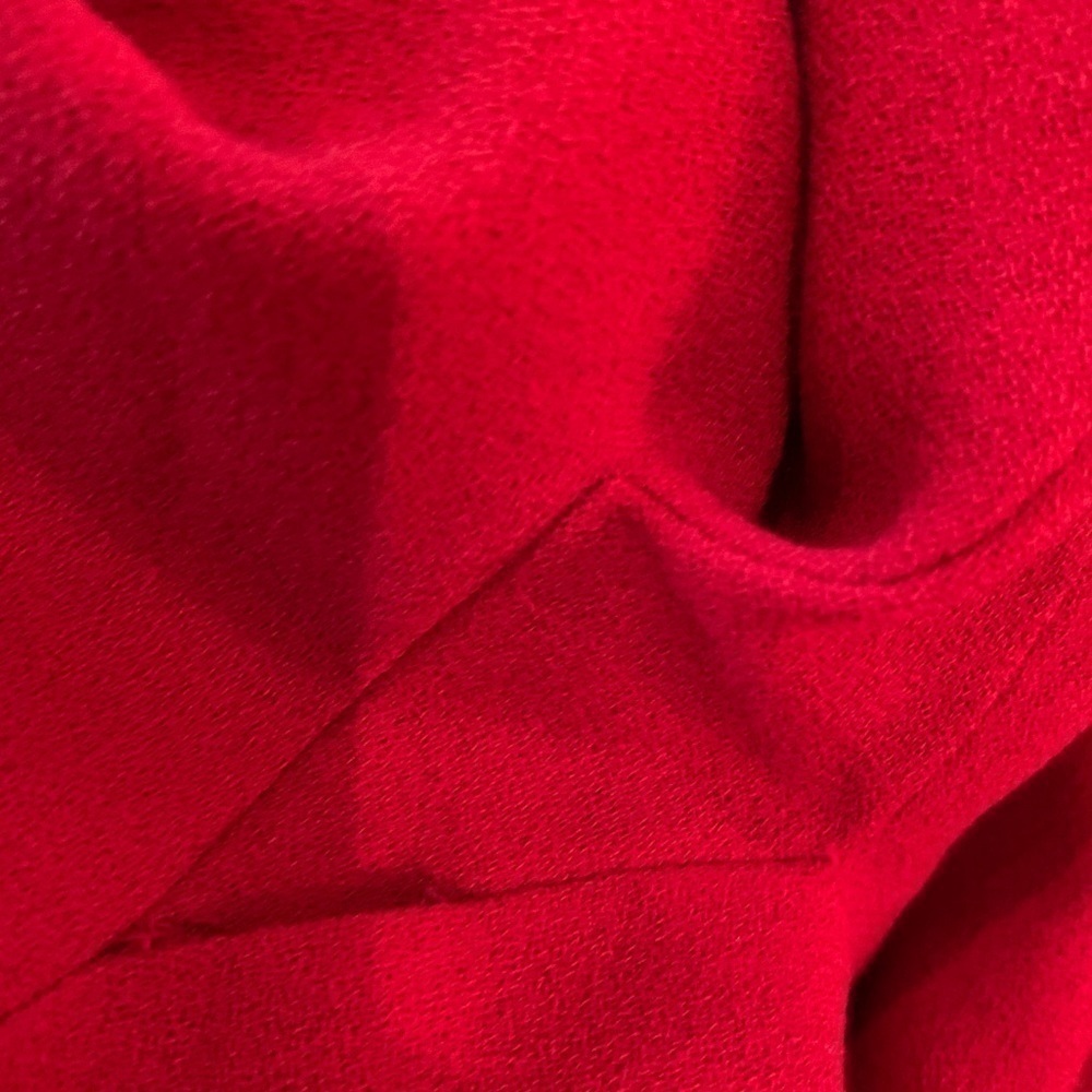 Givenchy Couture Vintage Red Audrey Hepburn Dress S - Picture 16 of 16